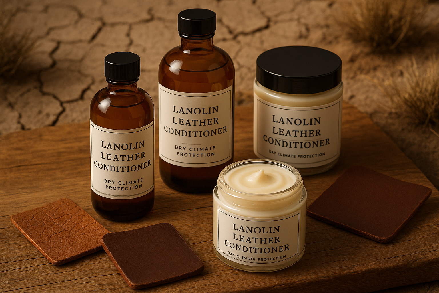 Lanolin-based conditioners for dry climates